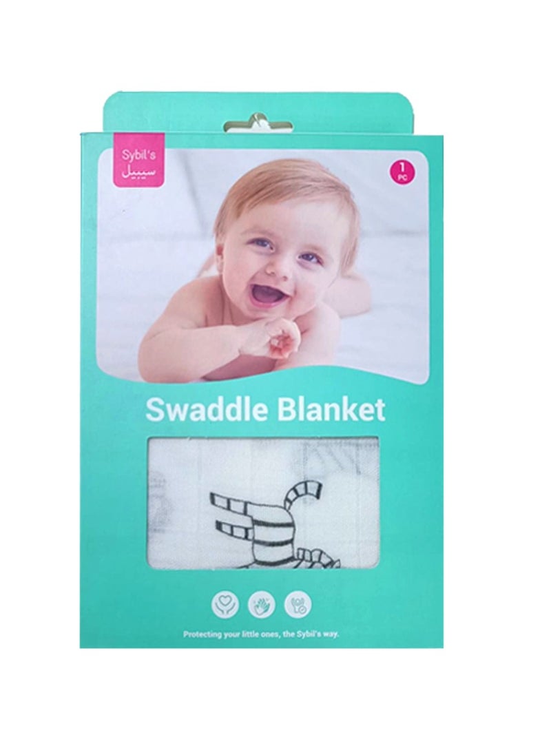 Sybil's Sybil's Baby Swaddle Blanket Wrap Sleep Sacks Newborn Swaddle Blanket Wrap, Breathable and Skin-Friendly Material Baby Swaddle 0-3 Months, Baby Sleep Sack, Unisex (Random Design)  - Image 1