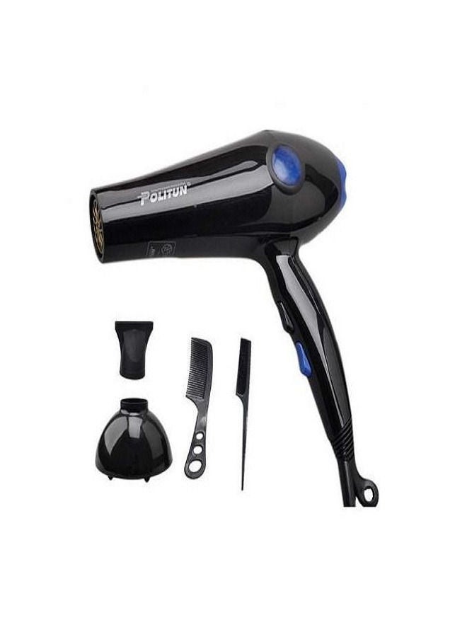 POLITUN Salon V3 Professional Hair Dryer 4in1 5000w Black - Image 2