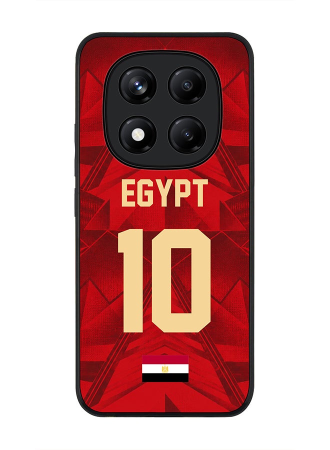 Stylizedd غطاء لجهاز Xiaomi Redmi Note 14 Pro 4G 4G، حماية كاميرا رفيعة، غطاء هاتف مقاوم للصدمات - فريق كرة القدم مصر كأس العالم 2026 - Image 1
