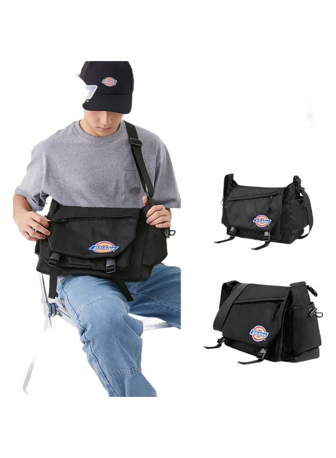 Dickies Crossbody Bag, Messenger Bag For Men And Women, Dk Casual Shoulder Bag, Lightweight Student Backpack, Canvas Bag, Large Capacity Satchel - Image 1
