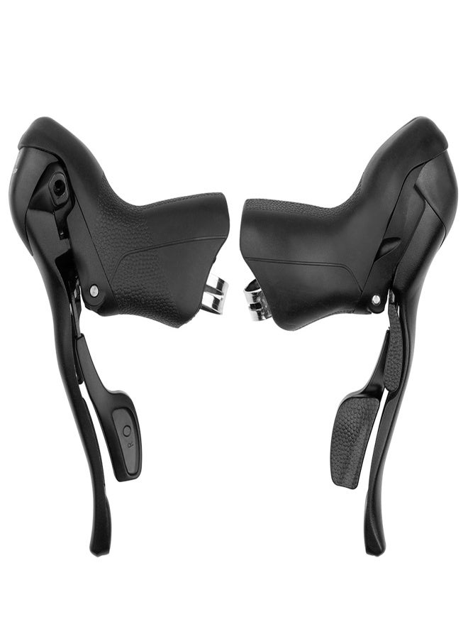 جي يو بي ذراع تغيير سرعات مزدوج للدراجات الهوائية (7/8/9/10 سرعات) للدراجات الهوائية والطرق، مناسب لمقود بقطر 22.2 مم - Image 3
