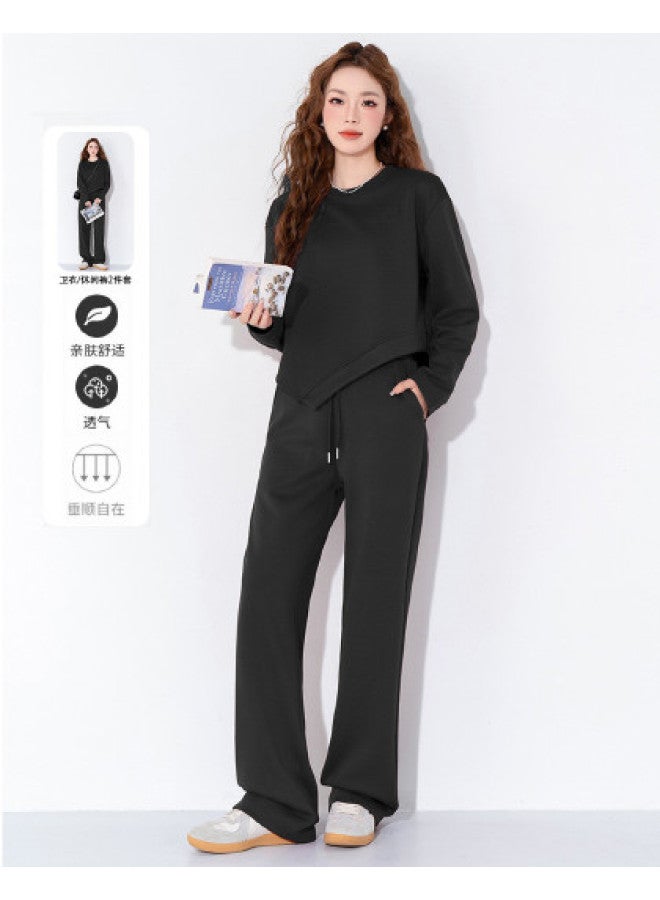 Jeanswest طقم نسائي مكون من قطعتين خريف شتاء علوي وسفلي حافة غير منتظمة أجواء شبابية راقية احتفالية ملابس عادية - Image 1
