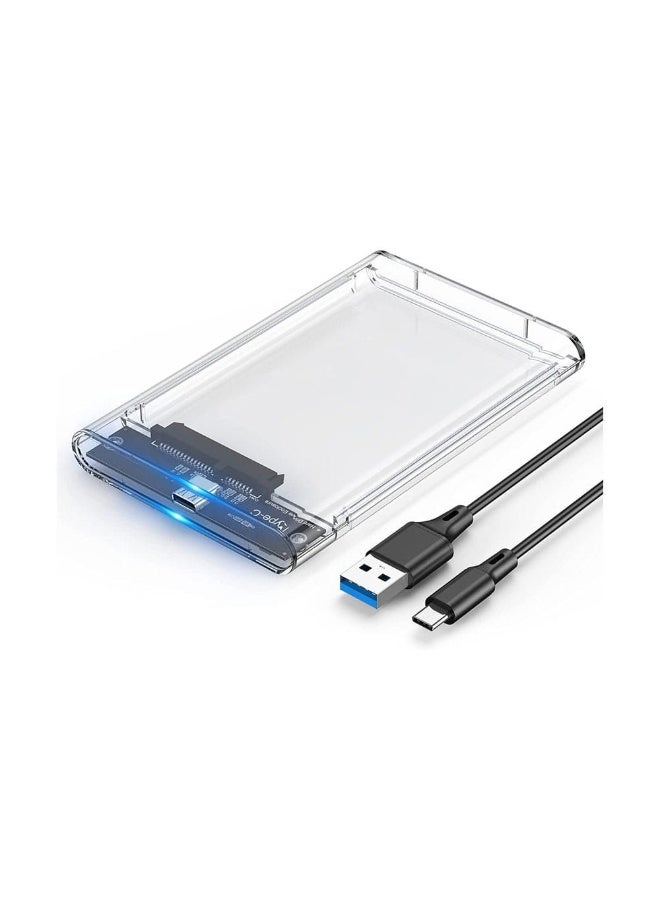 Lava Mobile Rack HDD USB.3 transperant transparent - type c - Image 1
