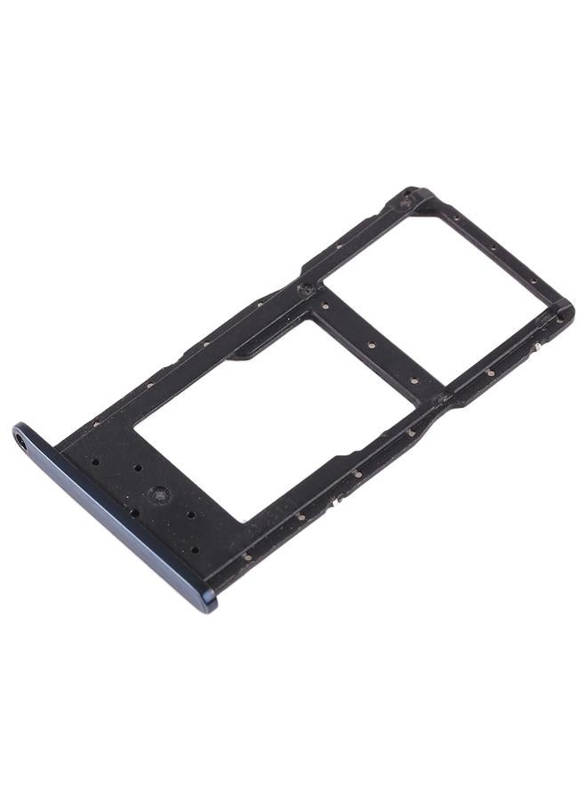 erorex SIM Card Tray + SIM Card Tray / Micro SD Card Tray for Huawei Honor 10 Lite / P smart (2019)(Blue) - Image 4