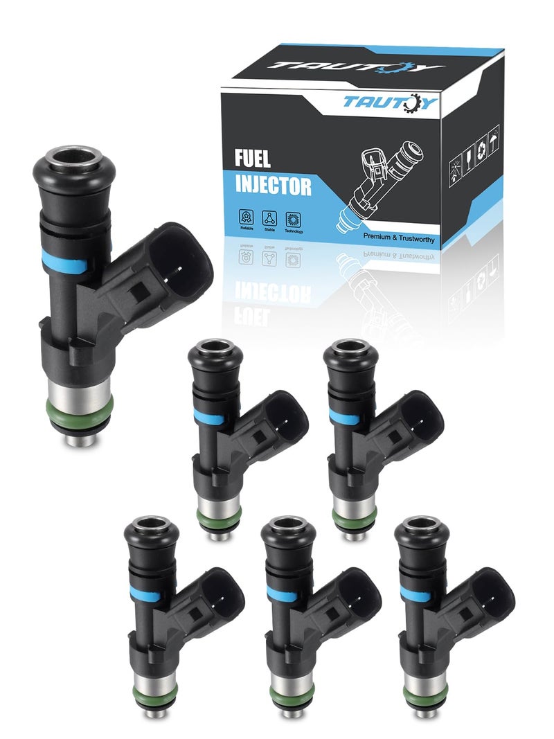TAUTOY FJ818 Fuel Injectors 6PCS 40L Only For Ford Ranger 0511Explorer Sport Trac 0710Mustang 0510For Mercury Mountaineer 0610For Land Rover LR3For Mazda B40000280158055 82211193 - Image 2