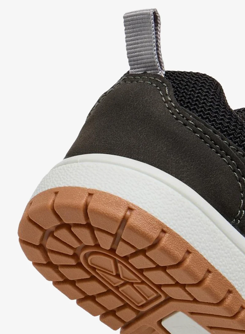 LBL by Shoexpress GREY Boys Hook & Loop Ankle Sneakers for Men | Best Price UAE
