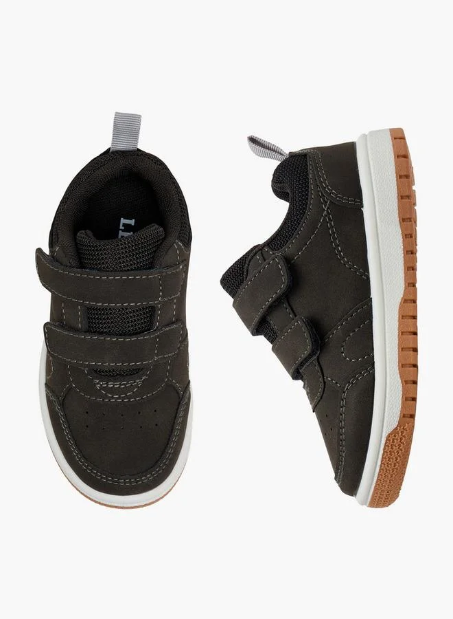 Boys Hook & Loop Ankle School Sneakers