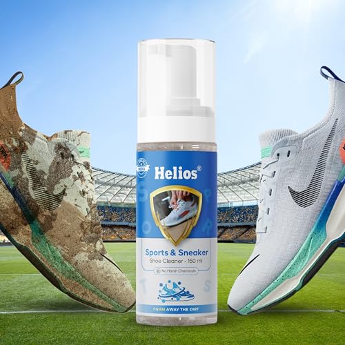 Helios Sport Shoe Cleaner – Premium Shoe Cleaning Solution for Sneakers, Sports Shoes & Trainers (150ml) | Removes Dirt & Stains | Ideal for Sneakers, Running & Sports Shoes - Image 2