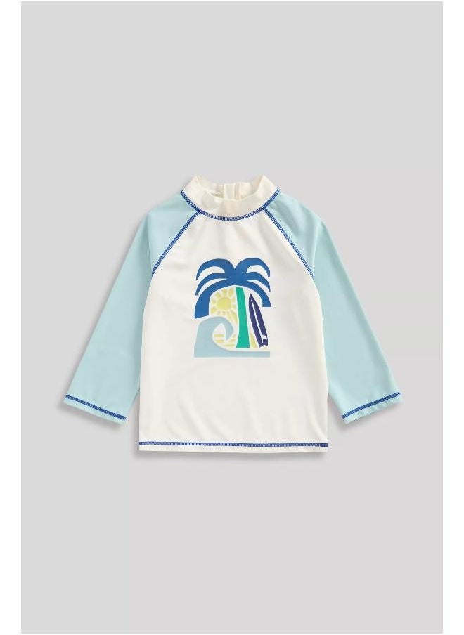 mothercare Palm Sunsafe UPF50+ Rash Vest  - Image 1