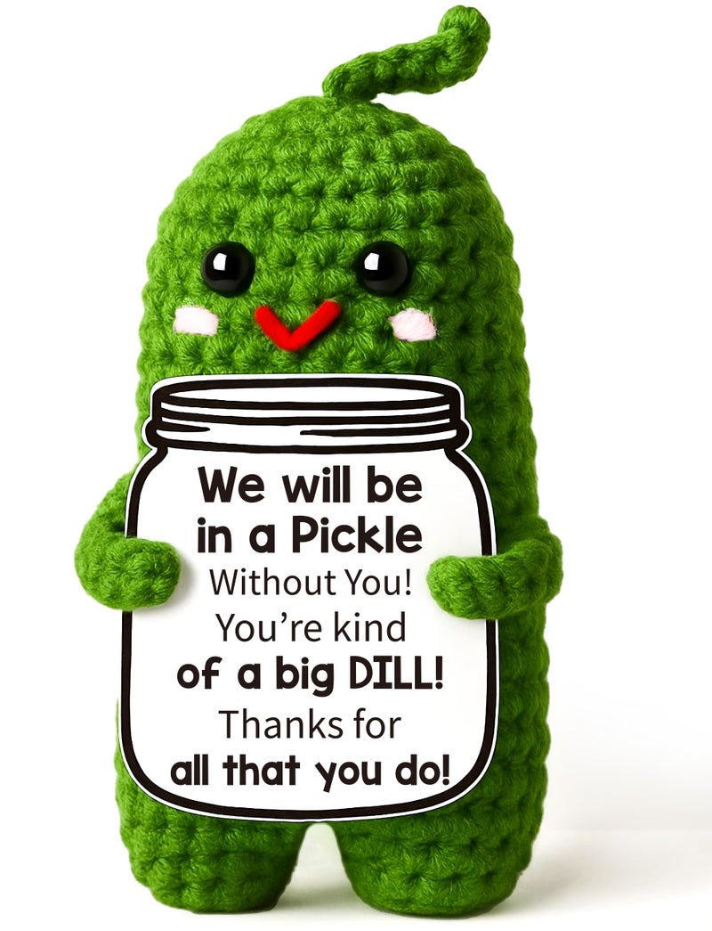 MAMAGIFTREE Easter Gifts Baskets Stuffers Women Birthday Gifts for Women Coworker Boss Funny Coworker GiftThank You Retirement Gift Emotional Support Pickle for Men Boss - Image 3