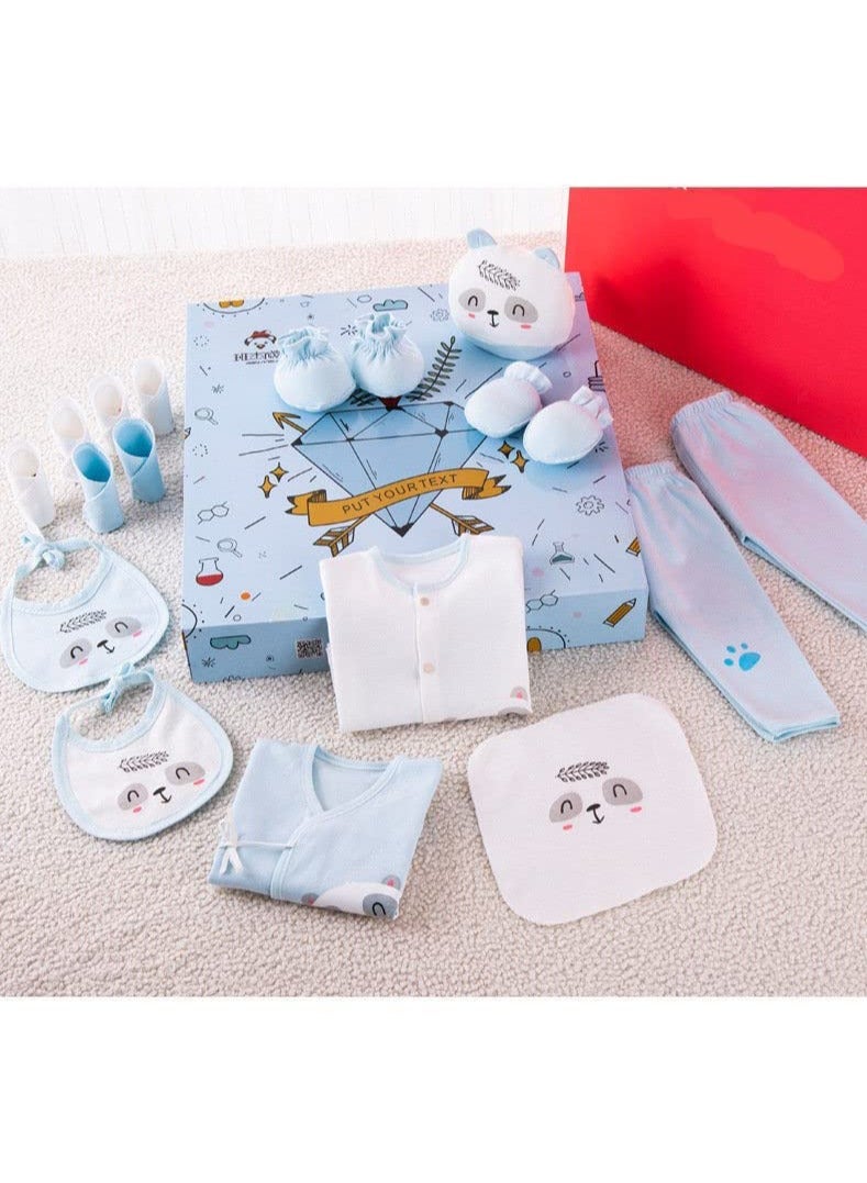 عربست مجموعات هدايا حديثي الولادة ، مجموعات هدايا ملابس الأطفال حديثي الولادة ، هدايا الأولاد للبنات ، مجموعات إكسسوارات ملابس الأطفال القطنية عالية الجودة لحديثي الولادة حتى 3 أشهر - Image 2