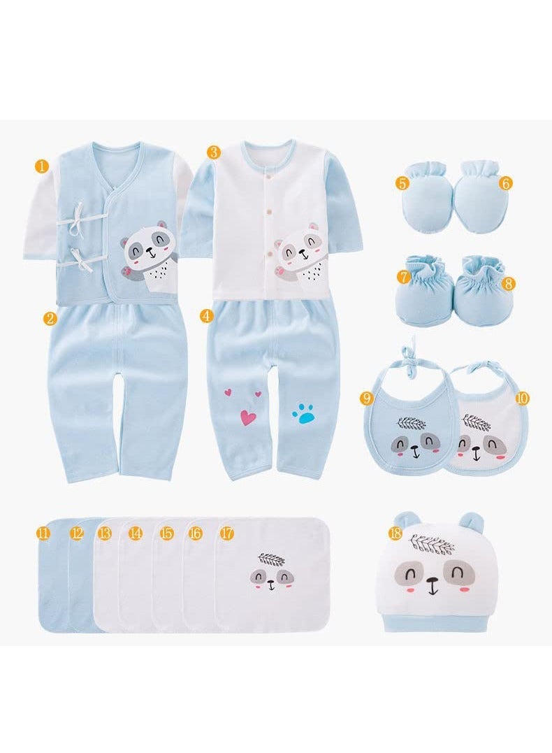 عربست مجموعات هدايا حديثي الولادة ، مجموعات هدايا ملابس الأطفال حديثي الولادة ، هدايا الأولاد للبنات ، مجموعات إكسسوارات ملابس الأطفال القطنية عالية الجودة لحديثي الولادة حتى 3 أشهر - Image 3