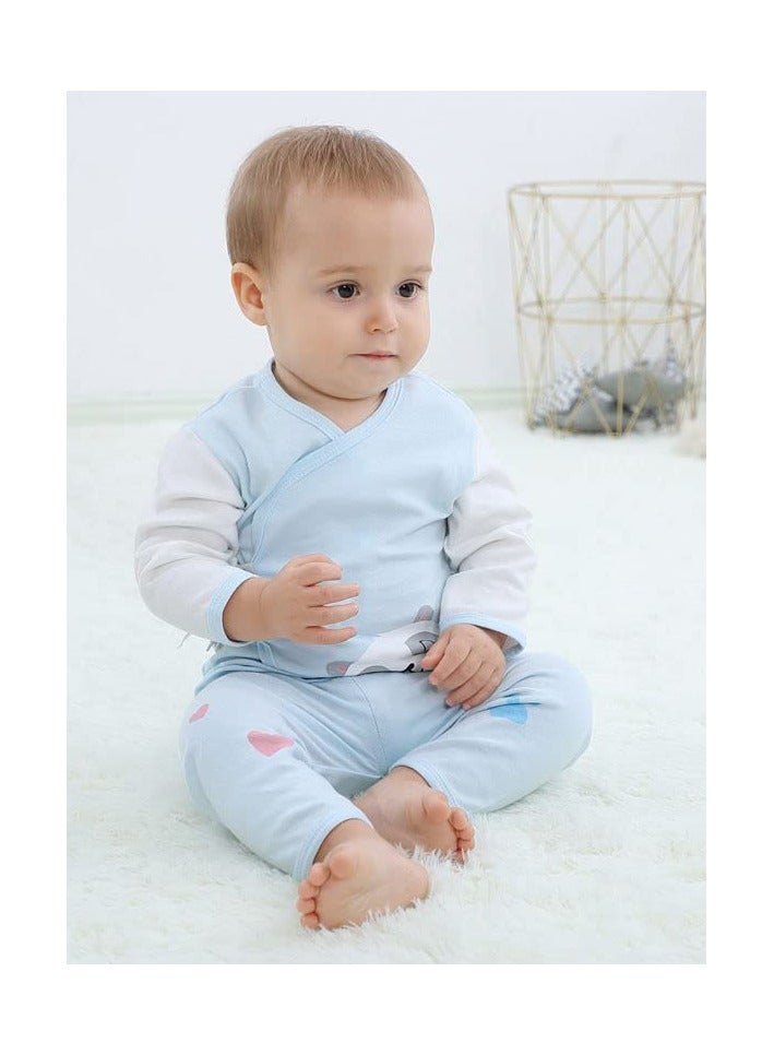 عربست مجموعات هدايا حديثي الولادة ، مجموعات هدايا ملابس الأطفال حديثي الولادة ، هدايا الأولاد للبنات ، مجموعات إكسسوارات ملابس الأطفال القطنية عالية الجودة لحديثي الولادة حتى 3 أشهر - Image 5