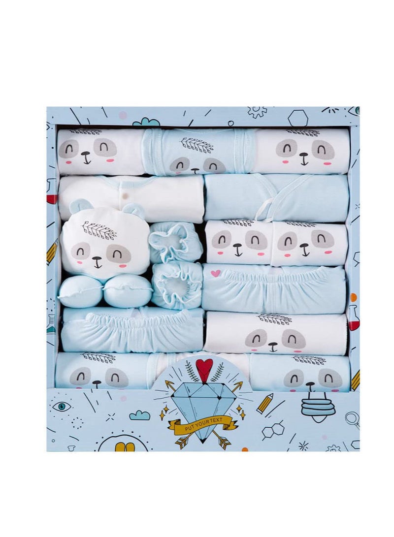 عربست مجموعات هدايا حديثي الولادة ، مجموعات هدايا ملابس الأطفال حديثي الولادة ، هدايا الأولاد للبنات ، مجموعات إكسسوارات ملابس الأطفال القطنية عالية الجودة لحديثي الولادة حتى 3 أشهر - Image 4