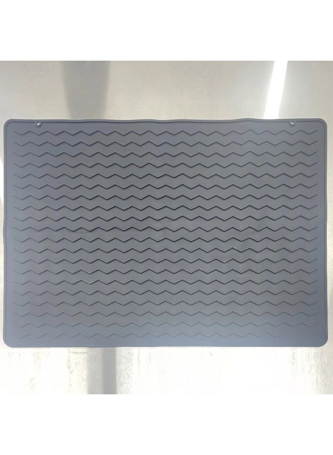 Household Oversized Silicone Stove Heat Insulation Mat Kitchen Special Simple Drain Mat Induction Cooker Protection Mat Wholesale 