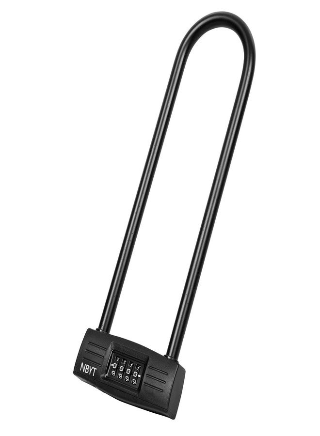 Lawnize Bike Lock u Lock Combination,Resettable Code,Long Shackle,Heavy Duty Padlock for Bicycle, Scooter,Motorcycles, Metal Fence Gate,Pool Door,Anti Theft. - Image 1