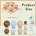 Olutacot 230 Pcs Bear Baby Shower Party Decorations Baby Shower Table Centerpieces with 5 Plush Bear Bulk 225 Balloons Kit Party Table Decor for Baby Shower Birthday Wedding Gender Reveal Blue - Image 4