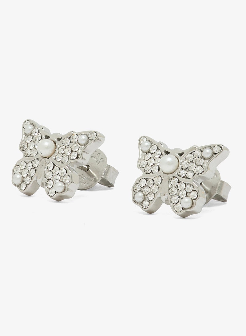 GUESS 14Mm Pave Borboleta Studs - Image 2