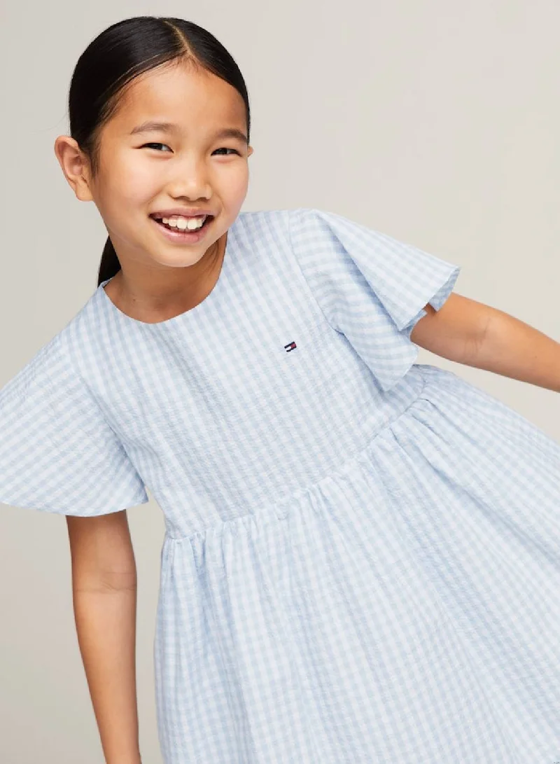 TOMMY HILFIGER Gingham Ruffle Dress