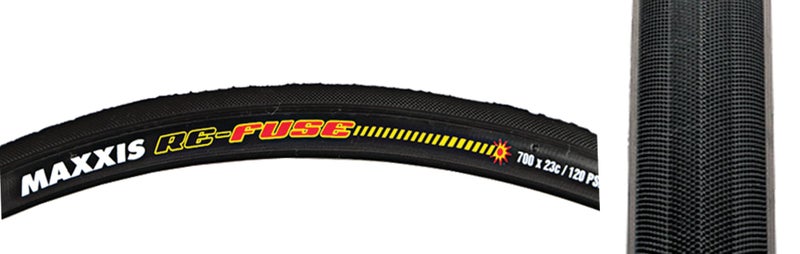 Maxxis Re-Fuse - Single Compound - 650, 700, 27.5" - MaxxShield - Tubeless | Slick Center with Micro Knobs for Cornering Control, Size 700x23 - MaxxShield - Image 5