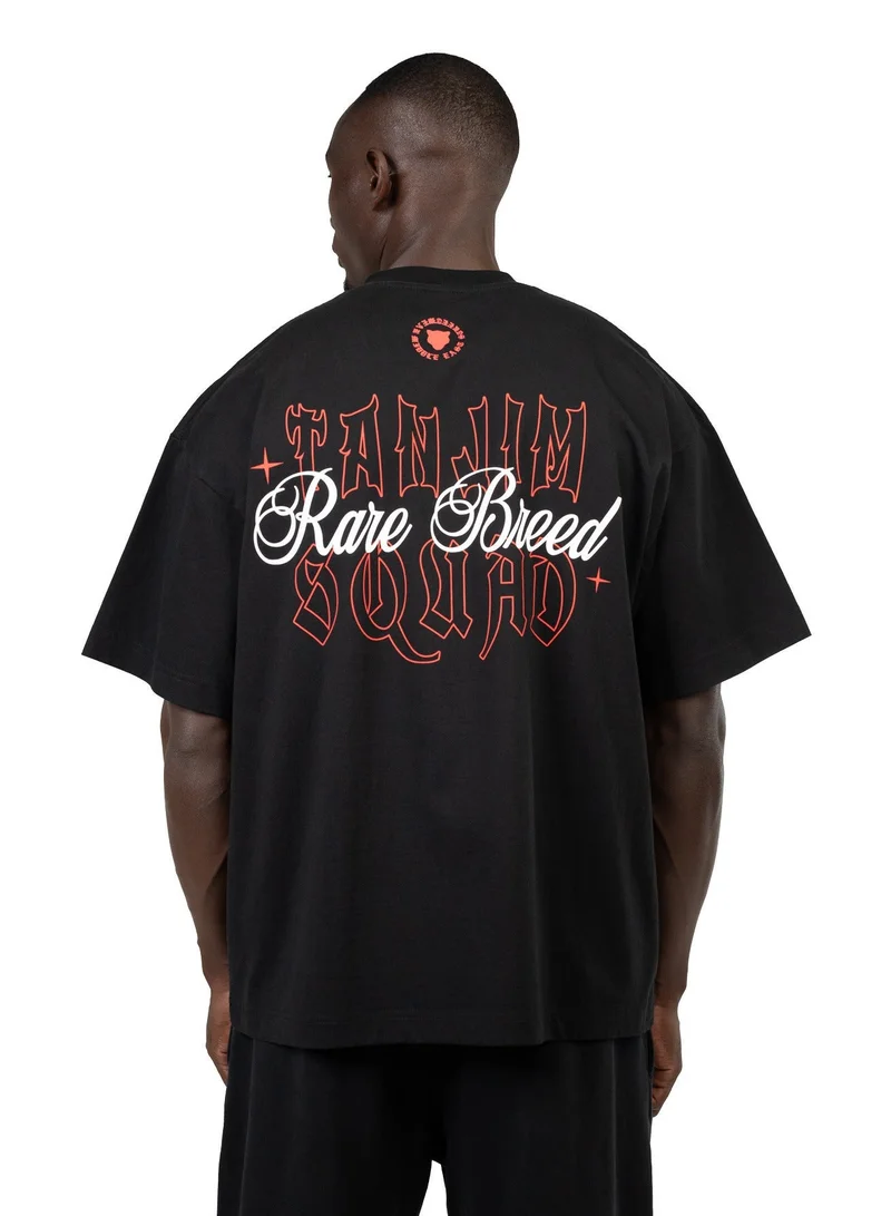 تنجيم سكواد تي شيرت جمجمة كاوبوي أسود