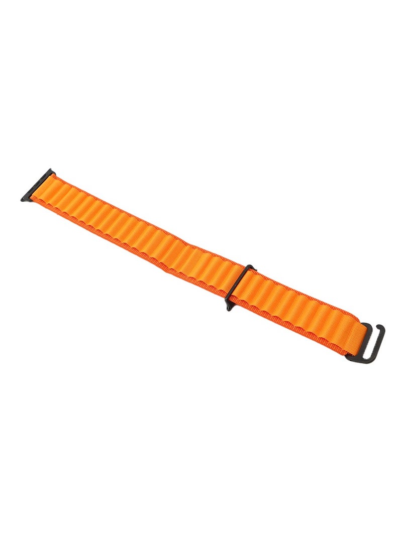 LEVELO Levelo LVNWS49OG 45/49MM Watch Straps ACE Loop Strap Orange  - Image 4