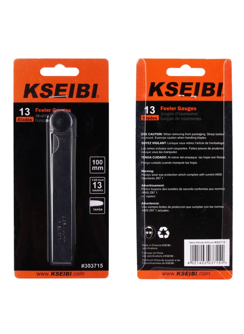 KSEIBI - Feeler Gauges - Precision Tool for Measuring Gaps and Clearances in Automotive and Mechanical Applications - Image 1