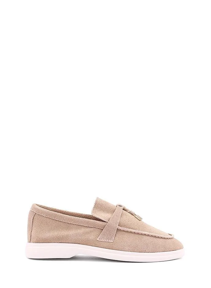 أيقون أحذية لوفرز جلد سويدي كاجوال أنيقة