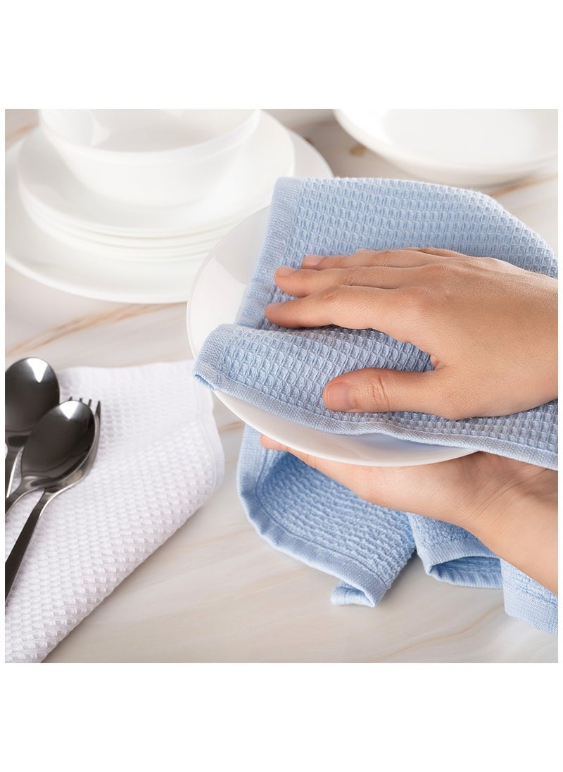 AQMBless - AQM Bless Turkish Cotton Kitchen Cloth/Tea Towel - Sustainable, Soft, and Durable - Dual Textured Design - Every Purchase Makes a Global Impact, Pack of 2 - Image 1