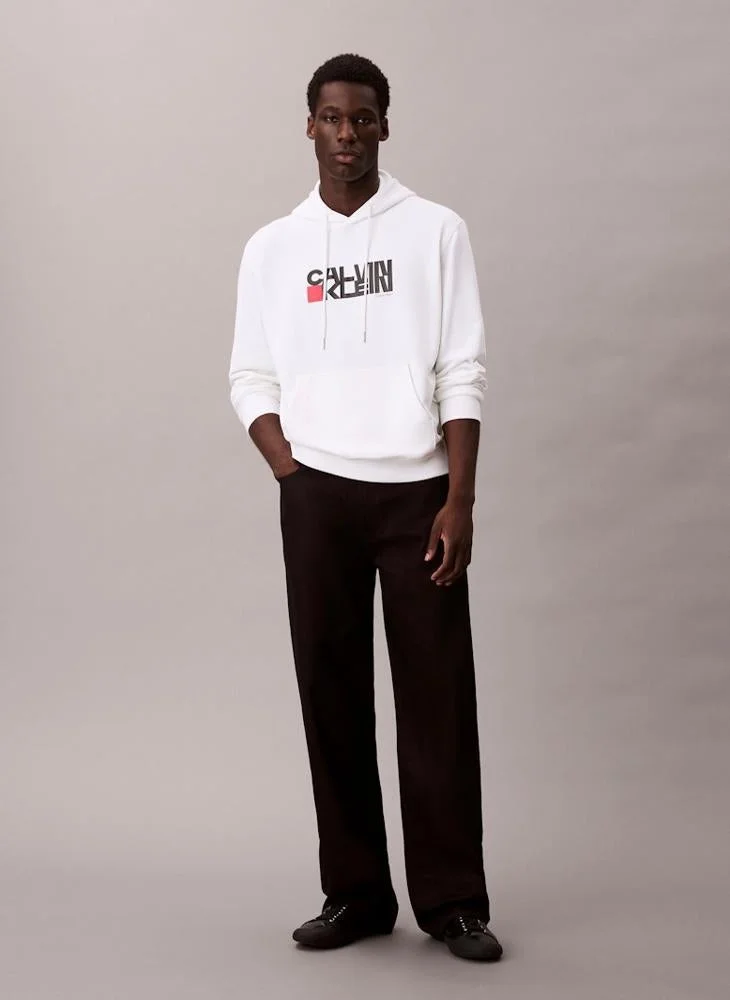 Calvin Klein Jeans  Logo Graphic Hoodie for Men | Best Price UAE