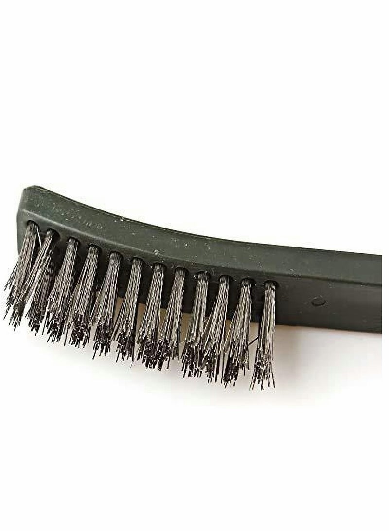 Excefore 3pcs Mini Wire Brush Set, Rust Paint Metal Cleaner, Cleaning Welding Slag and Rust, Handy Steel/Nylon/Brass Set Suitable for Paint/Rust/Dirt - Image 4