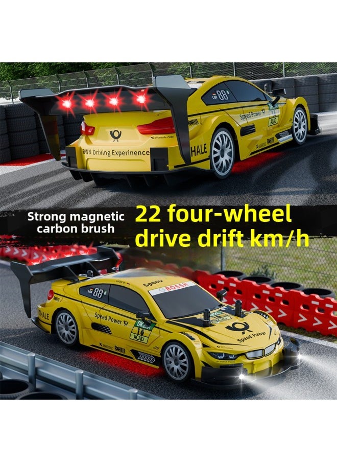 Generic - 2.4G Remote Control Four-wheel Drive Electric Toy Professional RC Racing Car With Light 1:20 High-speed Drift Off-road Vehicle-Color:【31cm】gtr Red [module Battery/front And Rear Lights]-Scale:Two Sets Of Module Batteries - Image 1