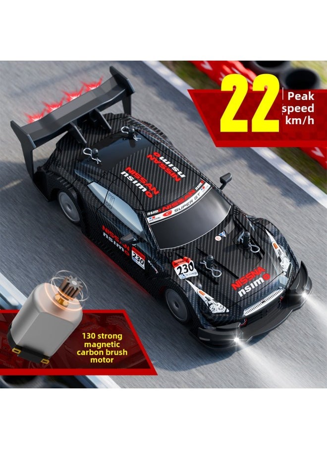 Generic - 2.4G Remote Control Four-wheel Drive Electric Toy Professional RC Racing Car With Light 1:20 High-speed Drift Off-road Vehicle-Color:【31cm】gtr Red [module Battery/front And Rear Lights]-Scale:Two Sets Of Module Batteries - Image 1