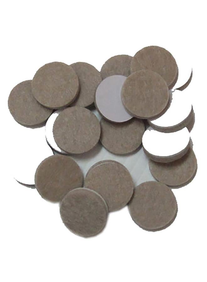 Magic Sliders 20-Piece Heavy Duty Self-Stick Round Felt Pads Oatmeal 3/4inch 63215 - Image 3