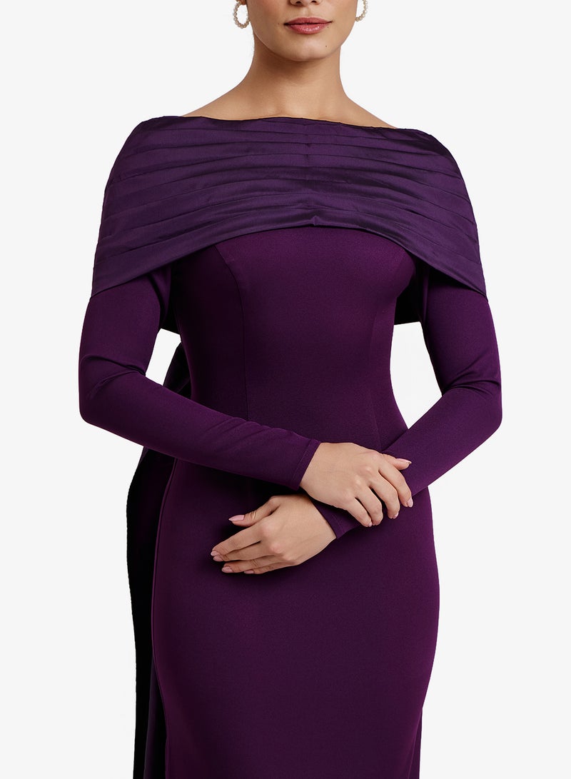CHASE Draped Bodycon Maxi Dress - Image 3