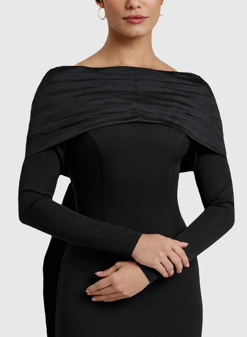 Chase  Draped Bodycon Maxi Dress for Women | Best Price UAE
