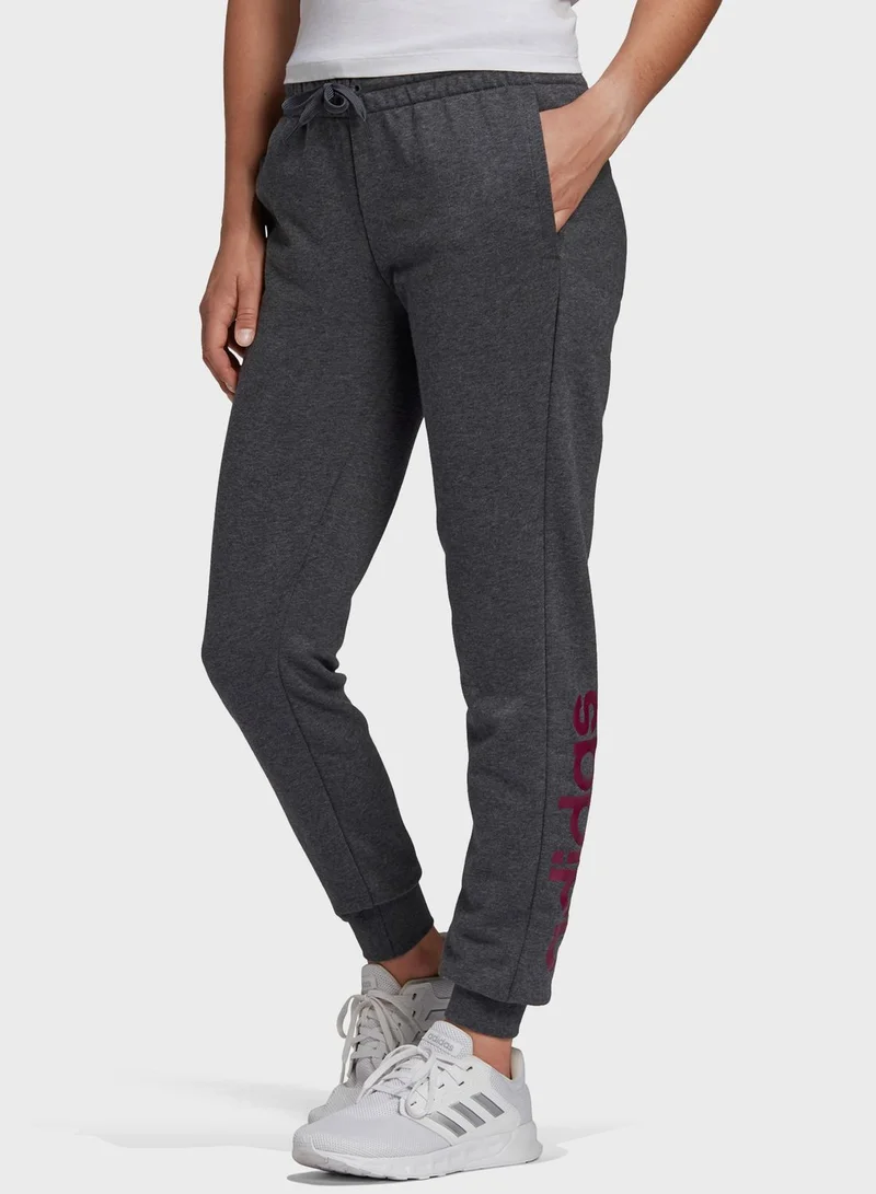 Adidas Essentila Linear Cuffed Sweatpants