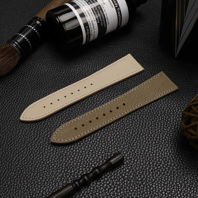 Bluejw 19mm 20mm 21mm 22mm Genuine Leather Watch Strap for Men and Women – Replace the Watch Strap with Premium Universal Leather Bracelet Band for Most Watches - Image 5