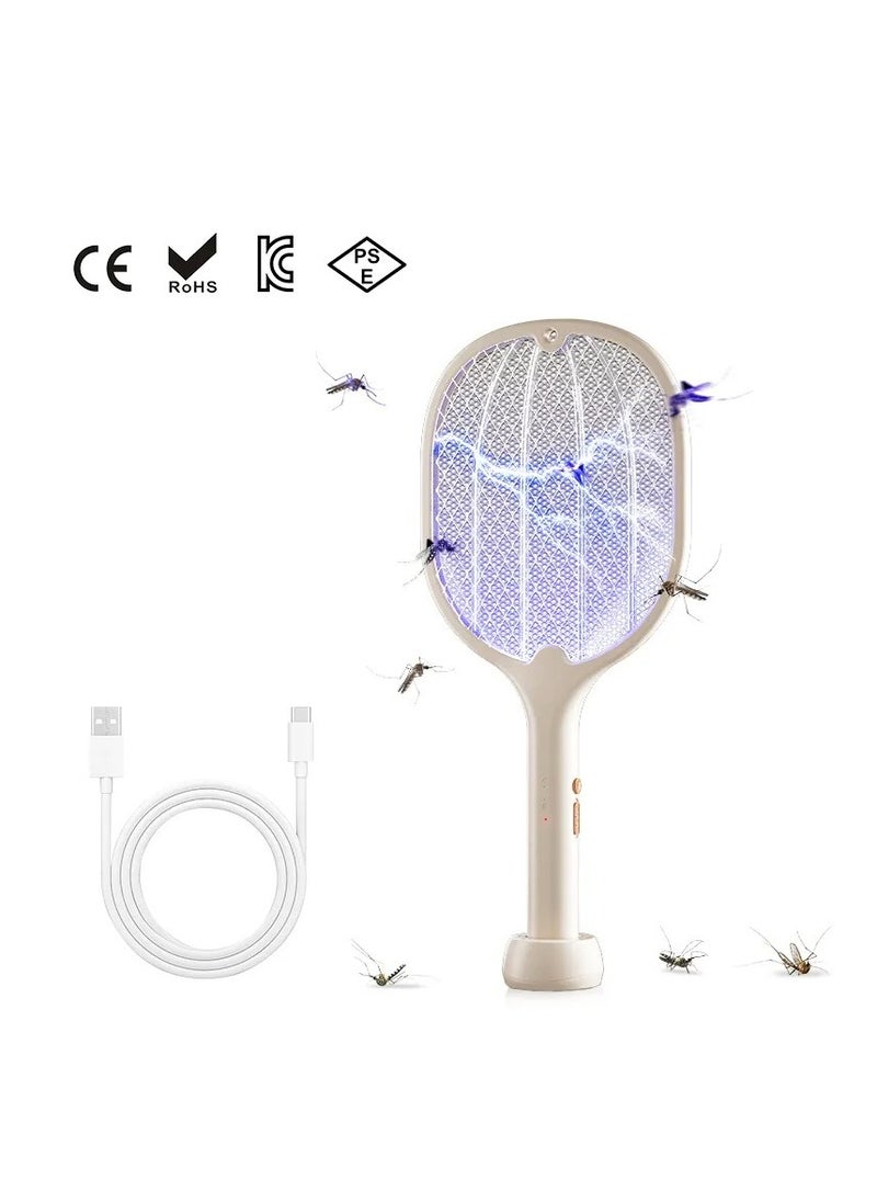 WEIDASI - Mosquito Racket Fly Swatter with UV Light Auto Mode 2 In1 USB Rechargeable Electric Swatter mosquito bat - Image 1
