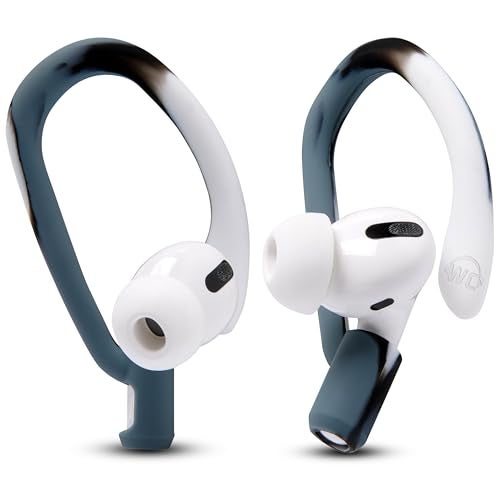 WC HookZ - Patented Upgraded Over Ear Hooks for AirPods Pro 1, 2 & AirPods 1, 2 & 3- Two Size Pairs Included in Package, Unique Left & Right Hook, Made by Wicked Cushions | Mixed Marble - Image 1