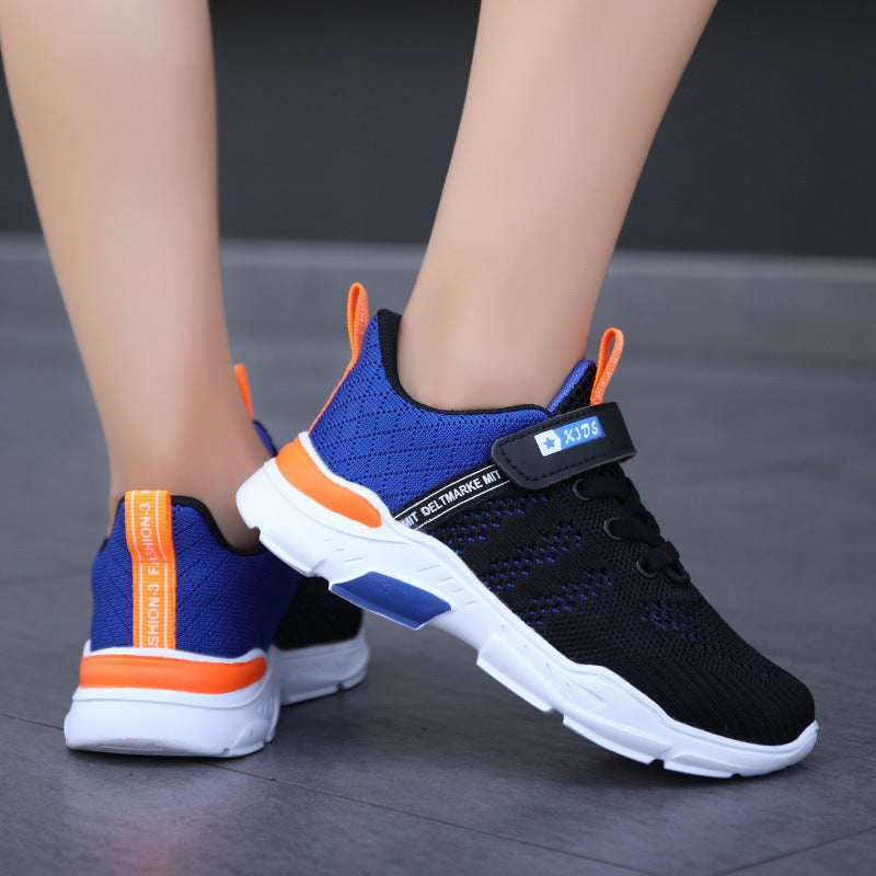 Mesh Sneakers Lightweight Flexible Sole Walking Shoes For Kids Indoor And Outdoor Activities - Image 2