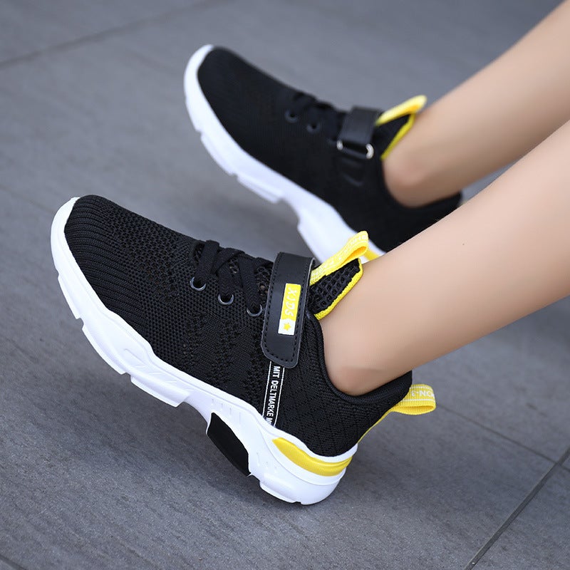Mesh Sneakers Lightweight Flexible Sole Walking Shoes For Kids Indoor And Outdoor Activities - Image 1