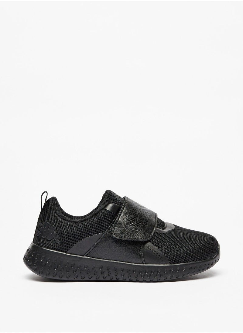 Kappa - Boys Textured Sports Shoes with Hook and Loop Closure - Image 1