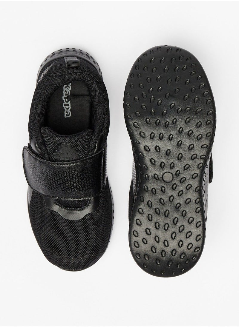 Kappa - Boys Textured Sports Shoes with Hook and Loop Closure - Image 1