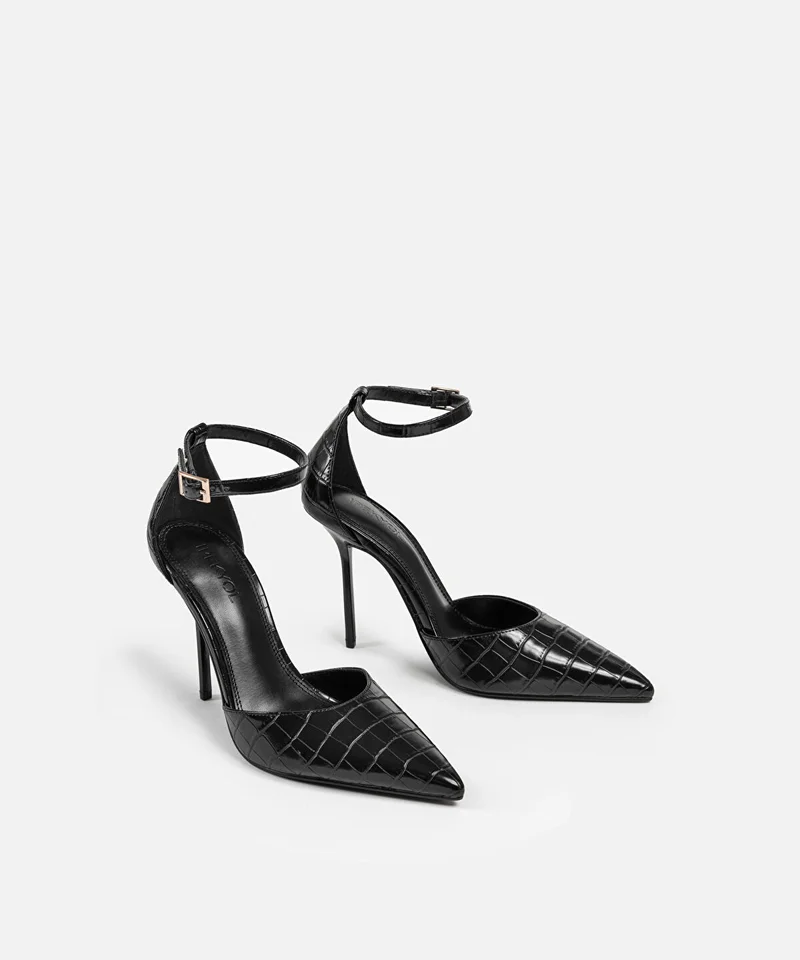 Ipekyol  Croc-Effect Heels for Women | Best Price UAE