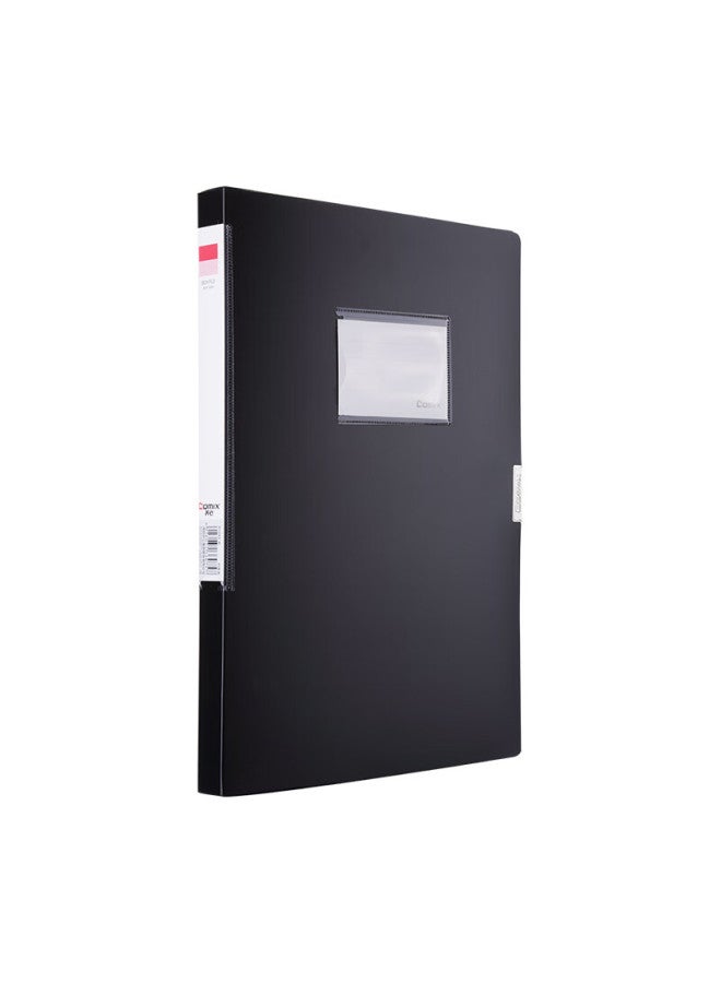 Comix 22Mm File Box, A4 Document Box, Storage Box, Office Supplies, Black, A1242 - Image 5