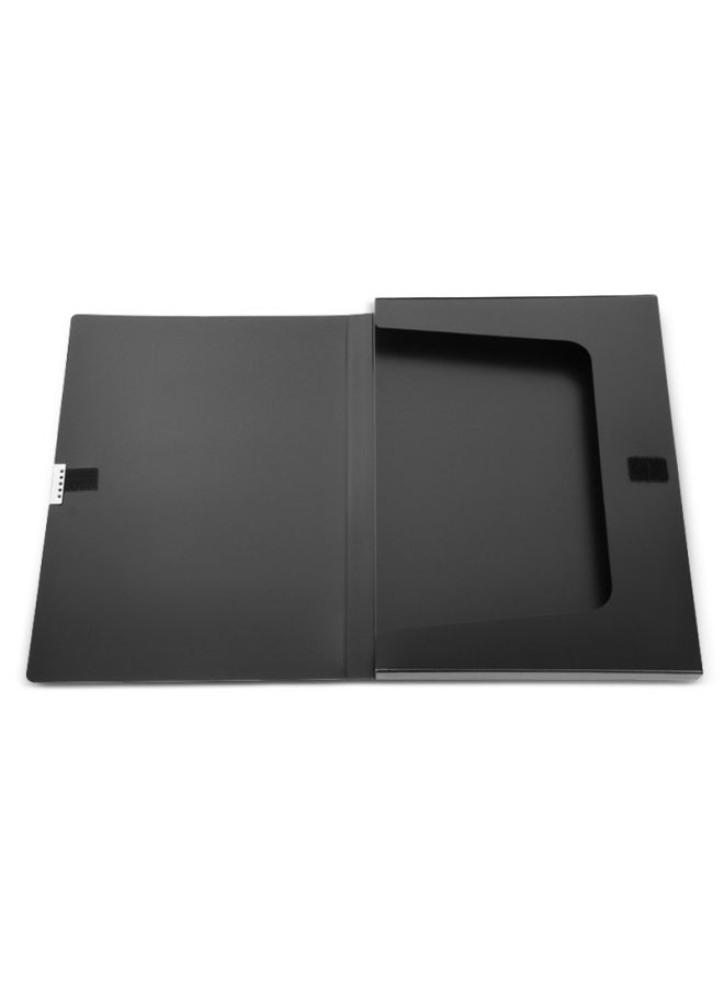Comix 22Mm File Box, A4 Document Box, Storage Box, Office Supplies, Black, A1242 - Image 4