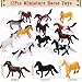 SNLN Western Cowboy Party Favors Rodeo Birthday Supplies for Kids Miniature Horse Toys Straw Silicone Bracelet Keychain Sticker Filler Goodie Bag Stuffers Cowboy Western Party Favors Supplies - Image 4