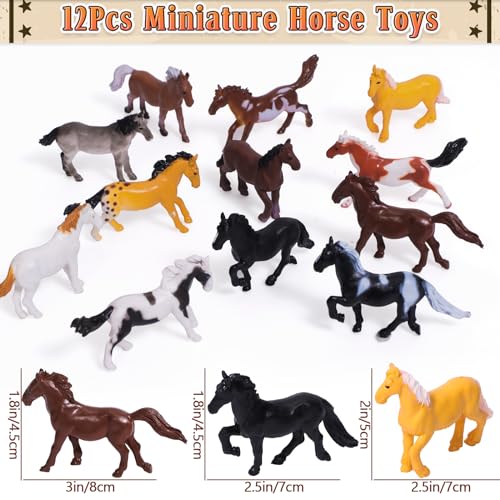 SNLN Western Cowboy Party Favors Rodeo Birthday Supplies for Kids Miniature Horse Toys Straw Silicone Bracelet Keychain Sticker Filler Goodie Bag Stuffers Cowboy Western Party Favors Supplies - Image 5