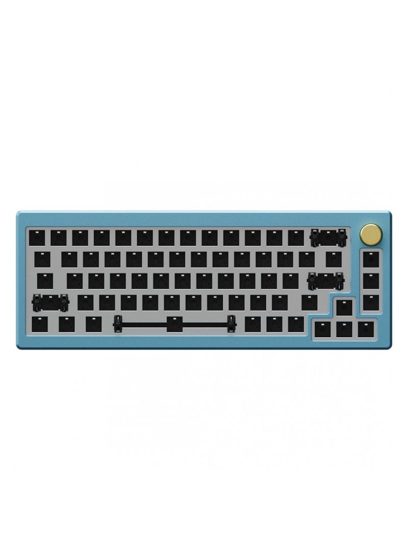 AKKO MOD008 RGB Hot-Swappable Mechanical Keyboard DIY Kit With Gasket Mount Structure (Sky Blue)